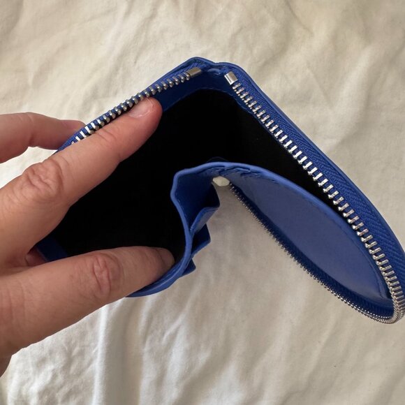 Auth Blue "Painter's Tape" Leather Telfar Wallet - Picture 5 of 5